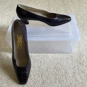 Ferragamo Brown Heels - please read description